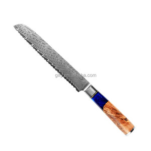 Di alta qualità VG10 damasco acciaio Santoku Cleaver Set giapponese Chef Utility per la bistecca di pane di cottura-acciaio al carbonio metallo - Product Image 3