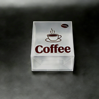 Boîtes pliables personnalisées de haute qualité en PP PET givré pour sachets de café instantané