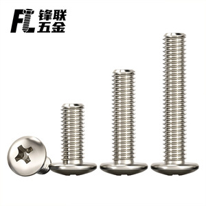 Tornillos de Cabeza Plana Phillips Fenglian, Recubiertos de Hierro y Níquel, Tornillos de Cabeza de Champiñón de Acero al Carbono, Tamaño M, Grado A, Herrajes para Muebles - Product Image 2