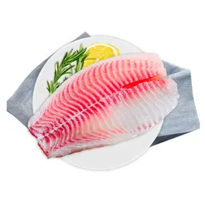 IQF IVP Pack CO Filet de poisson Tilapia congelé à viande rouge traitée de Chine