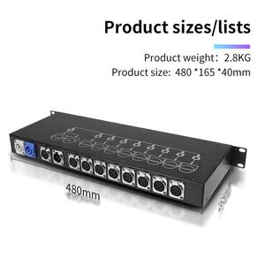 Expansor de Red DMX de 8 Vías AICPOSE para Consola de Iluminación, Expansor de Red Sólido DMX512 de 8 Puertos - Product Image 4