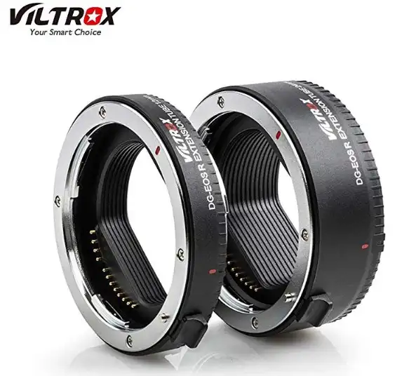 Viltrox DG-EOSR AF Macro Extension Tube Adapter Ring Set (12mm + 24mm) für Canon EOS R Montieren Objektiv für Canon EOS R kamera körper