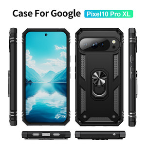 <span class=keywords><strong>Precio</strong></span> al por mayor Armor Funda protectora para <span class=keywords><strong>Google</strong></span> <span class=keywords><strong>Pixel</strong></span> 10 9 8 7 6 Pro Anti-Fall PC Funda para teléfono móvil con soporte para anillo - Product Image 5