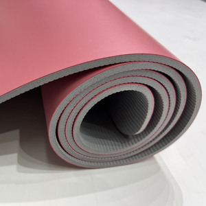 Premium personalizado <span class=keywords><strong>6</strong></span> <span class=keywords><strong>mm</strong></span> naranja Natural PU cuero <span class=keywords><strong>Yoga</strong></span> Mat con línea de cuerpo personalizable Premium personalizado <span class=keywords><strong>Yoga</strong></span> Mat - Product Image 6