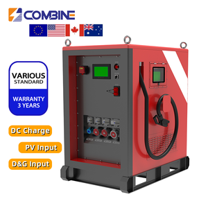 Hybrid 60kWh CCS2 DC ricarica rapida Mobile stazione di carica 20kW industriale e commerciale EV carica di energia sistema di accumulo di energia - Product Image 1