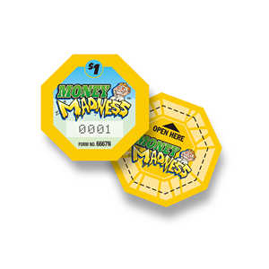 Biglietti da Gioco Personalizzati di Alta Qualità con Apertura a Strappo a Una Finestra, Prezzo di Fabbrica - Product Image 1