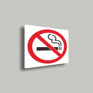 Tùy Chỉnh 12 "X12" Kim Loại Không Hút Thuốc Dấu Hiệu Gỉ-Miễn Phí 40 MIL Nhiều Lớp Nhôm Cá Nhân Dấu Hiệu Giao Thông Cho Bên Ngoài Giao Hàng Văn Phòng - Product Image 3