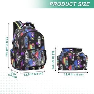กระเป๋าเป้สะพายหลังพีวีซีใสกันน้ำลายกราฟฟิตีสุดฮิต ทนทาน น้ำหนักเบา ความจุเยอะ เหมาะสำหรับกิจกรรมสันทนาการและกีฬา - Product Image 2