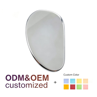 Outil Gua Sha en acier inoxydable 304 de forme irrégulière, personnalisé en usine, pour libération myofasciale IASTM, planche de raclage Guasha en métal pour le visage