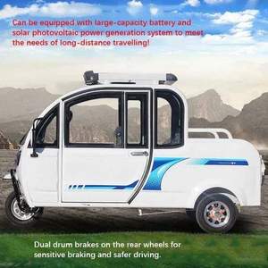 Camioneta Tuktuk 2025, Scooter de Alta Calidad con Cabina Cerrada, Taxi de 3 Ruedas, Triciclo Motorizado, Camioneta Tuktuk para 4 Pasajeros - Product Image 3