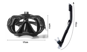 ชุดดำน้ำตื้นสำหรับผู้ใหญ่อุปกรณ์ดำน้ำแบบ2 in 1วัสดุซิลิโคนสวมใส่สบายราคาถูก - Product Image 5