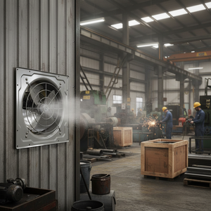 Ventilador Axial Industrial de Hierro Fundido ROBOTECH de 12 Pulgadas, Alta Presión, Alta Presión Estática, Ventilación de Extracción, OEM ODM 110-240V RHF-30F - Product Image 3