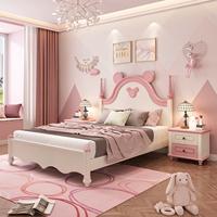 Ensemble de meubles de chambre d'enfant, lit superposé en bois avec tiroir de bureau