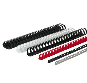 PVC comb binding for book file ganghua Spiral Binding Comb Plastic Binding Comb