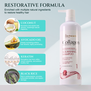 FORHEART Fabrication en marque privée, directement de l'usine, OEM ODM, salon, CPNP, collagène organique végétalien, lissant, nourrissant, hydratant, anti-frisottis - Product Image 2