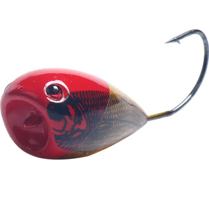Señuelo de pesca tipo huevo croata de 5.7cm y 13.6g, cebo de superficie para pesca en agua dulce y pesca en hielo, con anzuelo simple, para uso en lagos. - Product Image 4