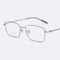 Gafas de titanio OEM ligeras para lectura, monturas ópticas de negocios para mujeres, hombres, unisex, en stock.