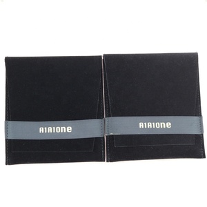 Custom logo Jewelry Bag Velvet <b>Envelope</b> <b>Gift</b> Bags /flap Velvet Jewelry Packaging Pouch - Product Image 3