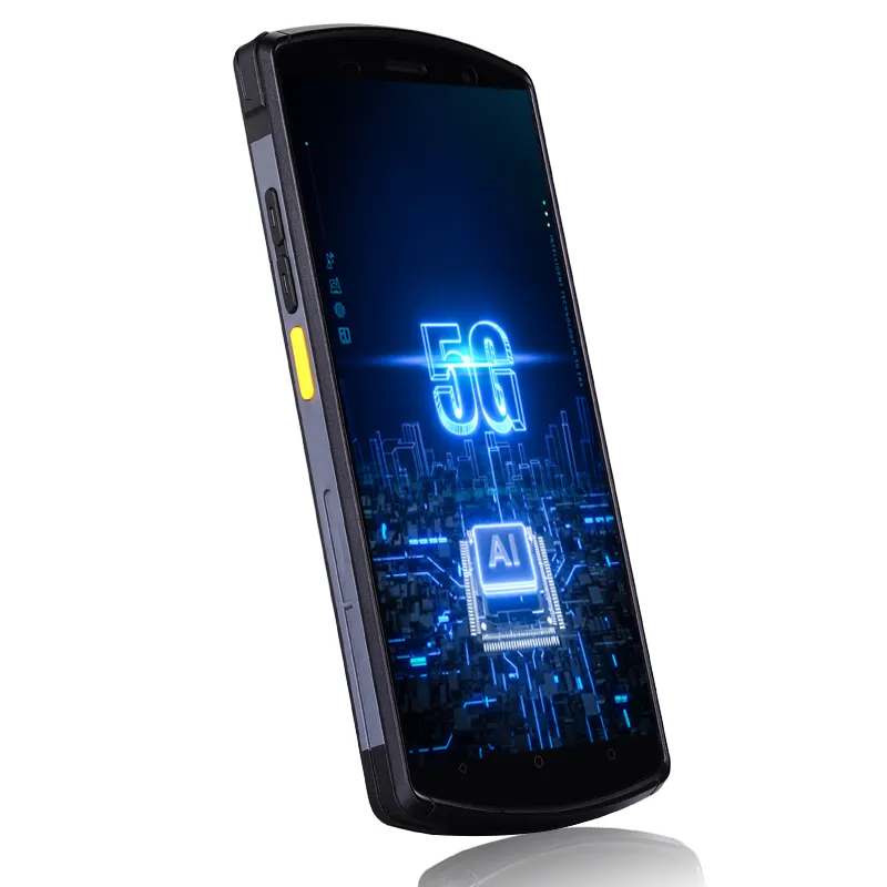 5G Pda Android 12 5G เครื่องอ่าน Rfid Pda อุปกรณ์13mp กล้องพร้อม GMS Google Play Store