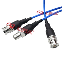 Conector Triaxial de 3 Pines y 3 Terminales, Macho a Hembra, TRB-JJ JK PL75 M17/176 TRX316 TRX142 1553B, Cable Coaxial RF de Bajo Ruido