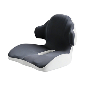 Coussin de siège et dossier intégrés Shell, soutien lombaire, confortable pour une assise prolongée, pour chaise de bureau et voiture - Product Image 6