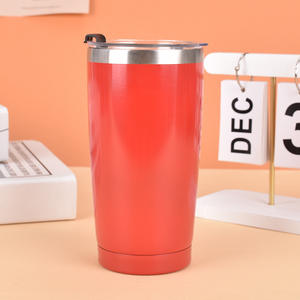 Gobelet isotherme de 20 oz avec couvercles, tasse à café thermique à double paroi en acier inoxydable pour la maison, le bureau - Product Image 6