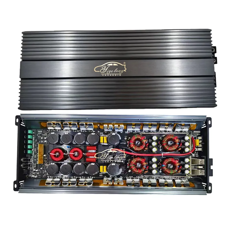 Amplifier audio mobil 3000W, amplifier audio mobil profesional 1ch Kelas d mobil 5000w Amerika Serikat