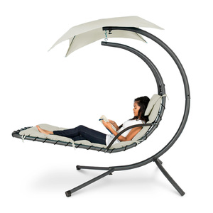 Meubles de <span class=keywords><strong>jardin</strong></span> <span class=keywords><strong>Chaise</strong></span> balançoire d'extérieur Berceau de style moderne <span class=keywords><strong>Chaise</strong></span> balançoire de cour <span class=keywords><strong>Chaise</strong></span> <span class=keywords><strong>longue</strong></span> courbée <span class=keywords><strong>suspendue</strong></span> pour la durabilité - Product Image 3