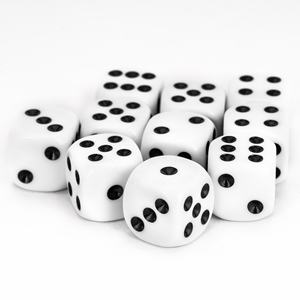 Dés de couleur unie de haute qualité D6 16mm dés polyédriques acryliques ronds en vrac en gros - Product Image 3