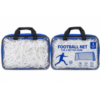 But de football portable avec filet en PE noué pour entraînement de tir au but