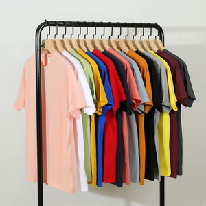 T-shirt da Uomo OEM di Alta Qualità Personalizzabile con Logo del Tuo Brand in 100% Cotone Girocollo Liscia Casual - Product Image 3