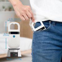 Mini Escáner Portátil de Etiquetas de Biovidrio EM4305, Lector RFID de 134.2kHz para Microchips de Animales en Perros y Gatos