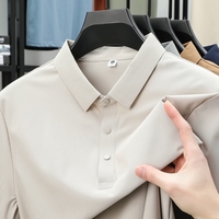 En Stock équitation couche de base hommes polo à manches courtes homme bouton extensible dans les quatre sens hauts d'équitation équestre séchage rapide