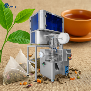 Automatische Ultrasone Nylon Driehoek Theezakje Vul-En Afdichtingsapparatuur Voor Kruidenthee Piramide Theezakje Verpakkingsmachine - Product Image 1