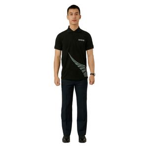 Camisetas de Golf de Manga Corta con Bolsillo, Corte Clásico, Poliéster/Algodón, Personalizables, OEM ODM, Tela de Punto Antiarrugas, 220g, para Hombre - Product Image 1