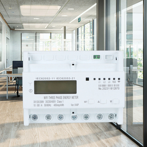 3P 4 dây Din Rail thông minh điện điều khiển từ xa trả trước năng lượng Meter Wifi ZigBee tuya quang điện Meter PV meterter - Product Image 1