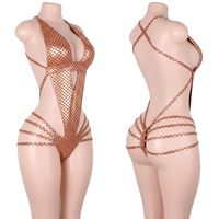 Tenues de danse exotiques, ensembles brillants à effet écailles de sirène, bodys à lacets, pour boîte de nuit, pole dance, fête, rave, festival