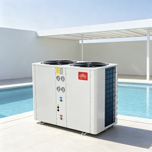 เครื่องทำน้ำร้อนแบบปั๊มความร้อนอากาศสู่น้ำ 15SR/52kW COP4.3 ให้ผลผลิตสูง ประหยัดพลังงาน 380V สำหรับน้ำร้อนใช้ในครัวเรือน โรงแรม โรงพยาบาล หอพัก - Product Image 3