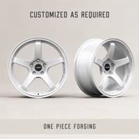Jantes forgées 5 branches à déport profond argentées 19 20 21 pouces 5x114.3 pour Toyota Crown (pièces de rechange)