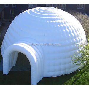 Dôme lumineux LED gonflable portable de grande taille rose pour les événements de fête, dôme gonflable en forme d'igloo - Product Image 4