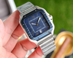 Hộp đồng hồ nam màu đỏ sang trọng và cao cấp phù hợp với đồng hồ cơ tự động Cartier và hộp quà Tặng thương hiệu khác - Product Image 5