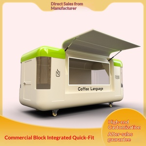 Chariot de restauration multifonctionnel pour aliments et boissons, chariot de restauration pour célébrités d'Internet, chariot de restauration pour thé au lait et café, chariot mobile pour rue commerciale et ferme - Product Image 5