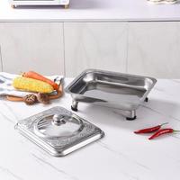 Super Promo : Réchaud Buffet Professionnel en Acier Inoxydable pour Service Alimentaire et Hot Pot de Restaurant