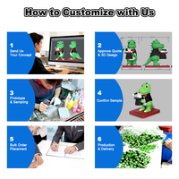Fabricant OEM de figurines 3D en PVC personnalisées et de boîtes mystères, mini figurines d'art avec emballage personnalisé pour articles de collection