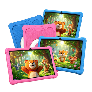 Nouvelle tablette éducative Android 15 de 10,1 pouces avec écran capacitif, Wi-Fi 5G, résistance aux chutes pour enfants, étuis rose et bleu - Product Image 1