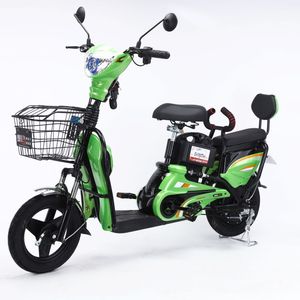Bicicleta Eléctrica de 14 Pulgadas, 48V, 15Ah, 500W, con Pedales, Sensor Urbano, Batería de Plomo-Ácido de Alta Capacidad para Adultos, 15Ah, Proporciona una Gran Autonomía - Product Image 3