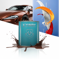 Peinture liquide en résine acrylique 1K de haute qualité P33, couleur marron vert nacré, pour la rénovation de carrosserie automobile