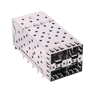 Conector SFP SFP+ SFP28 QSFP28 2X2, Ensamblaje de Presión con Tubo de Luz Exterior, Área de Contacto de 30u, Oro Mínimo - Product Image 5