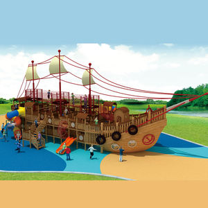 Équipement de terrain de jeu extérieur commercial personnalisable du fabricant chinois Ensembles de jeu amusants sûrs Vente-Thèm - Product Image 1