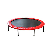Trampolín Elástico SHENGDE con Red de Protección para Niños, Unisex, para Exteriores, Parque de Fitness, Equipo de Ejercicio, Gimnasio, 6 pies, 8 pies, Uso Comercial